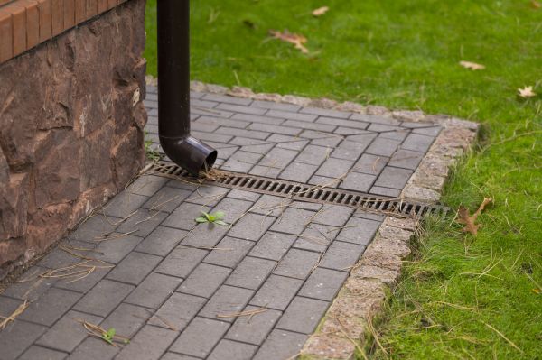 Downspout Drainage Landscaping
