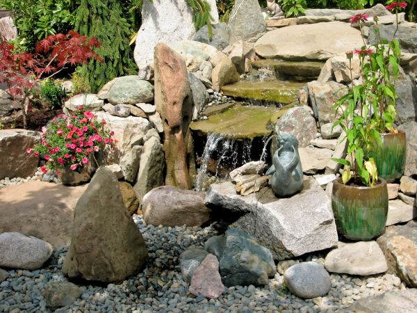 Backyard Water Feature Design