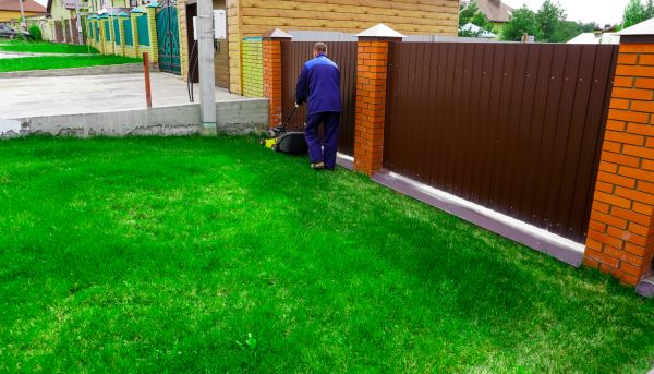 Garden Weed Mowing