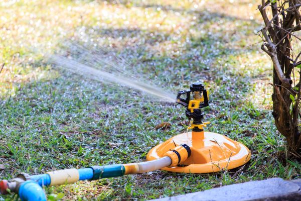 Lawn Sprinkler Pipe Placement