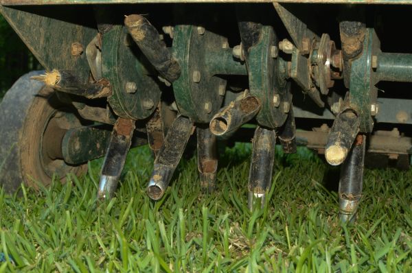 Residential Lawn Aeration